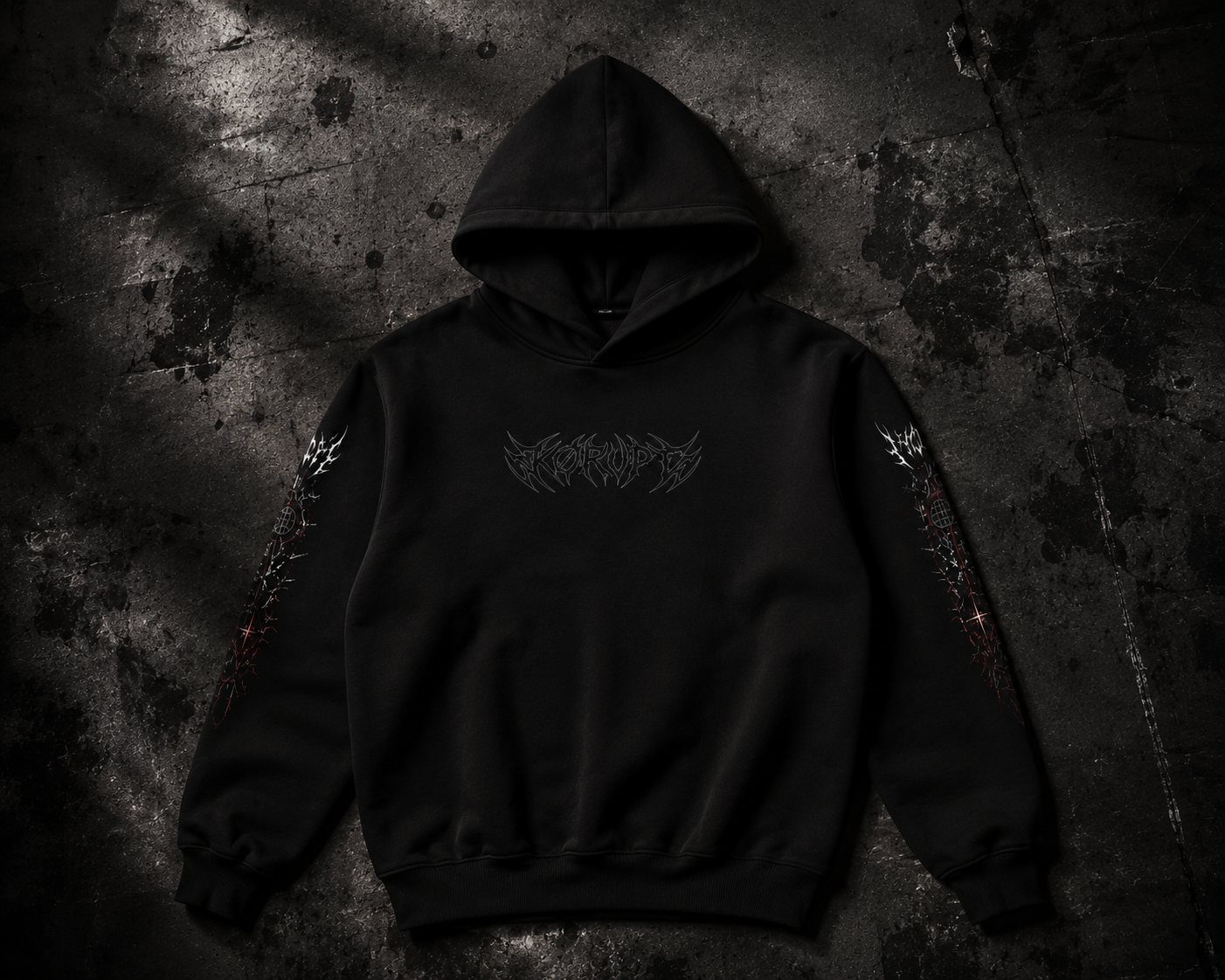 KØRUPT — CERBERUS // SYSTEM FAILURE HOODIE